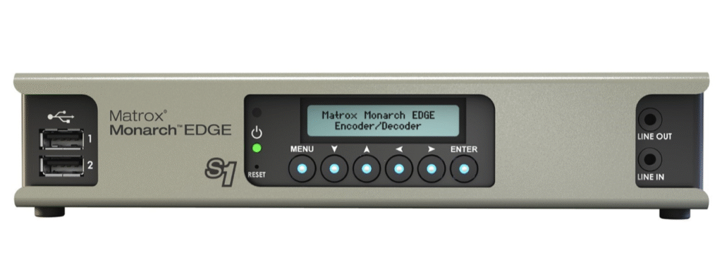 Monarch EDGE S1 Encoder from Matrox Video